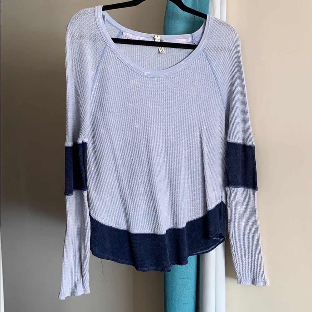 Blue long sleeve by We the Free by FP